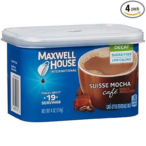 6. Maxwell House International Café Flavored Instant Coffee