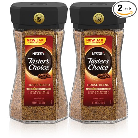 7. NescafeTaster's Choice House Blend Instant Coffee,
