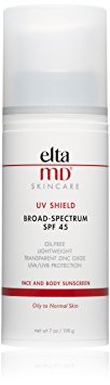 5. EltaMD UV Shield Broad-Spectrum SPF 45, 7.0 oz/ 