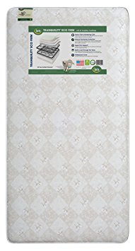 8. Serta Tranquility Eco Firm Crib and Toddler Mattress