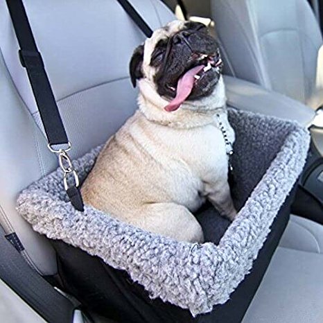 1. Deluxe Dog Booster Car Seat by Devoted Doggy