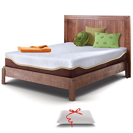 8. Live & Sleep Resort Elite Queen-Size 10-Inch Cooling Medium-Firm Gel Memory Foam Mattress