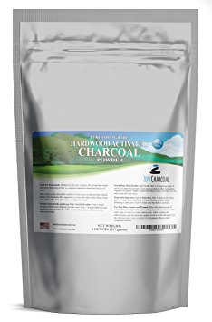 8. Zen Charcoal Hardwood Activated Charcoal Powder