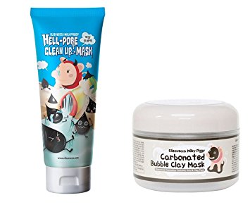 5. Hell-Pore Clean Up Nose Mask + Carbonated Bubble Clay Mask