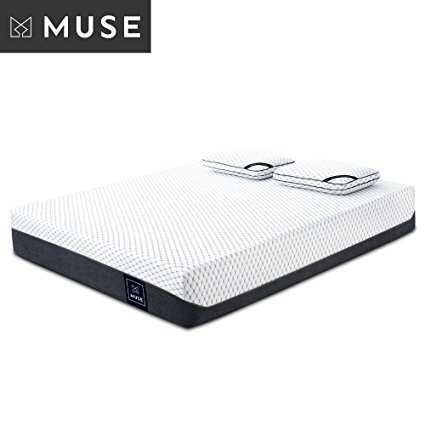 4. Muse 12-inch Gel Cooling Mattress | King, Medium Comfort Level