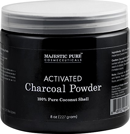5. Majestic Pure Activated Charcoal Powder