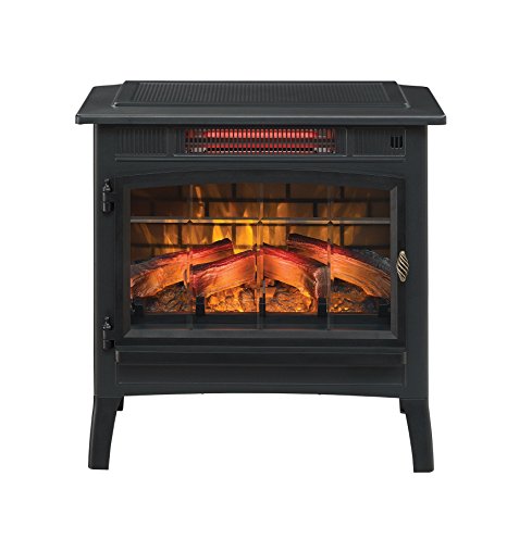 1. Duraflame DFI-5010-01 Infrared Quartz Fireplace Stove with 3D Flame Effect