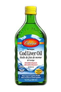 5. Carlson Norwegian Cod Liver Oil