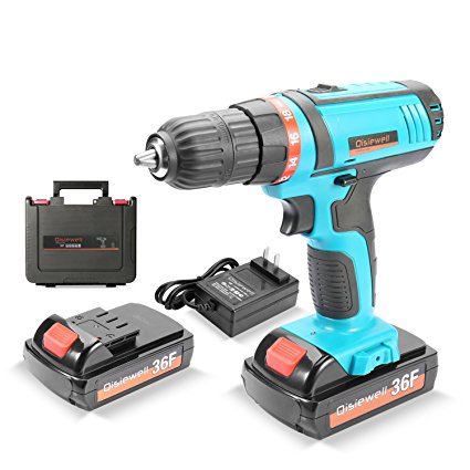 9. Qisiewell 21V Lithium-Ion Cordless Drill Driver