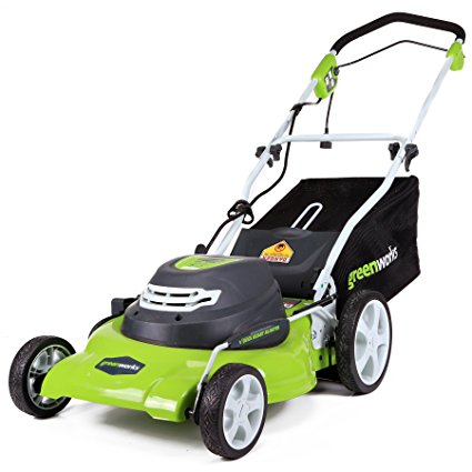 1. Greenworks 20-Inch 12 Amp Corded Lawn Mower