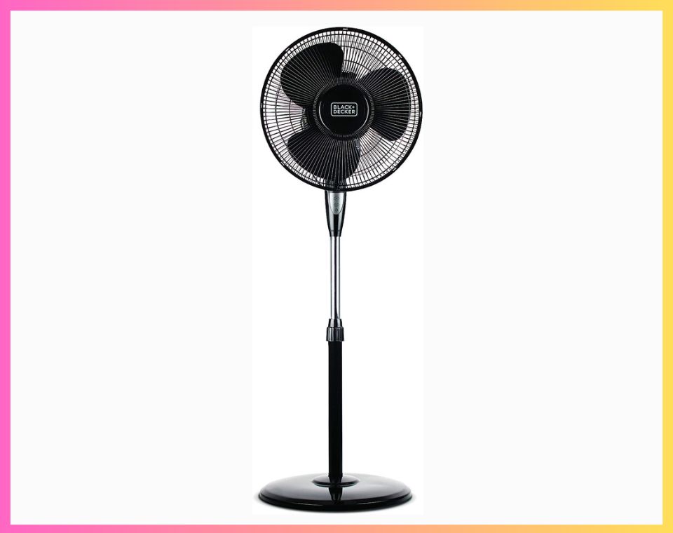 Best Pedestal Fan: Black+Decker BFSR16B Pedestal Fan